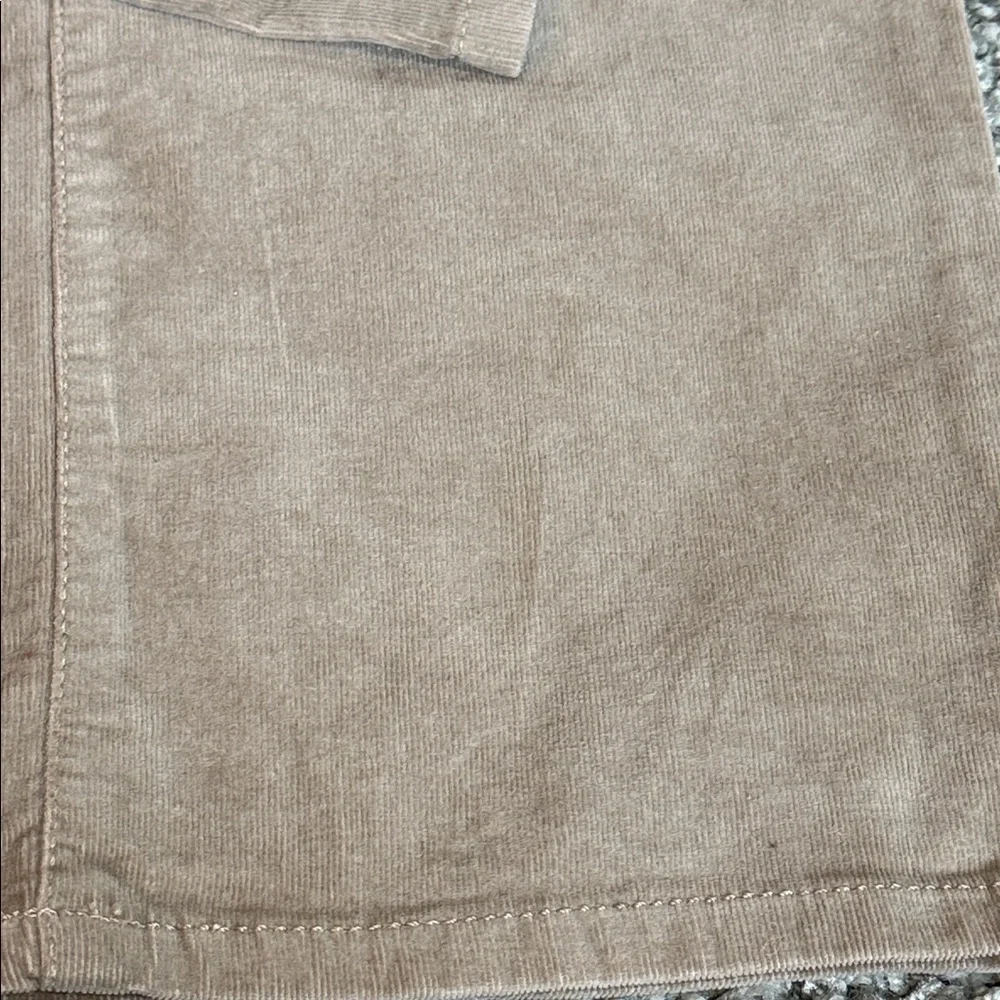 Apt. 9 Dark Khaki Colored Corduroy Pants Womens (14) - Picture 2 of 7